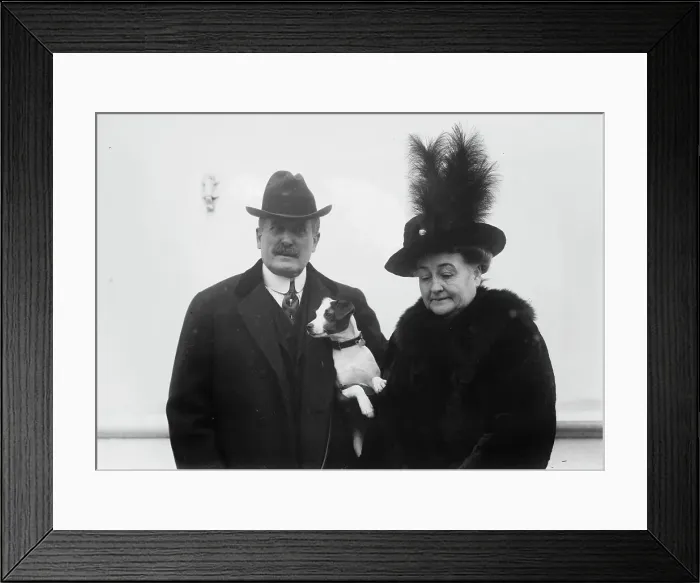 Framed Print : Amb. Myron T. Herrick & wife, between 1912 and 1914. Creator: Bain News Service