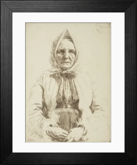 Framed Print : Mona, 1911. Creator: Anders Leonard Zorn Framed Print : Mona, 1911. Creator: Anders Leonard Zorn