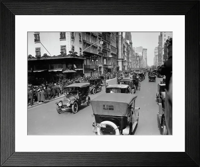 Framed Print : 5th Ave. Easter, 13, 1913. Creator: Bain News Service Framed Print : 5th Ave. Easter, 13, 1913. Creator: Bain News Service