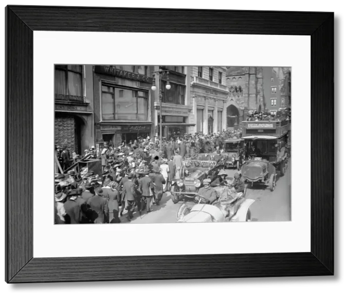 Framed Print : 5th Ave. Easter, 13, 1913. Creator: Bain News Service Framed Print : 5th Ave. Easter, 13, 1913. Creator: Bain News Service