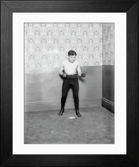 Framed Print : French boxer Charles Little Apache Ledoux, between c1910 and c1915. Creator: Bain News Service Framed Print : French boxer Charles Little Apache Ledoux, between c1910 and c1915. Creator: Bain News Service