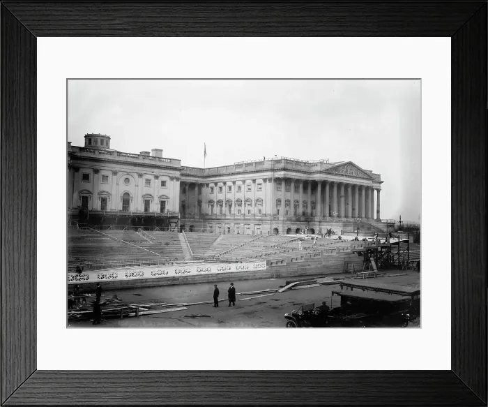 Framed Print : Inaugural stand - 1913, 1913. Creator: Bain News Service Framed Print : Inaugural stand - 1913, 1913. Creator: Bain News Service