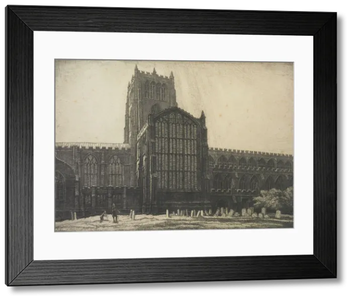 Framed Print : St. Mary's, Nottingham, 1928. Creator: Frederick Landseer Maur Griggs Framed Print : St. Mary's, Nottingham, 1928. Creator: Frederick Landseer Maur Griggs