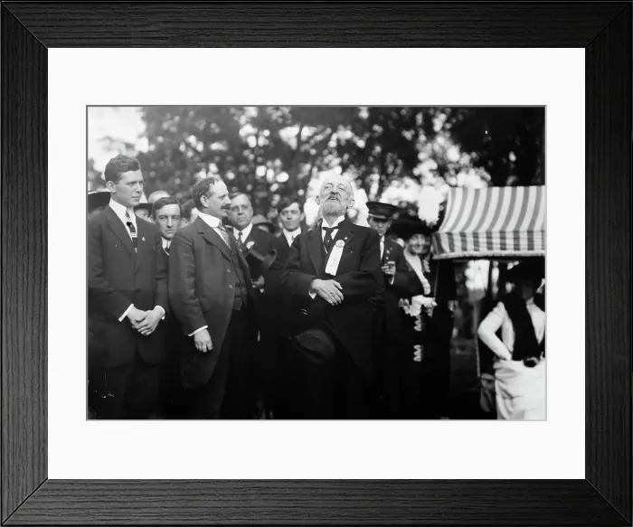 Framed Print : Straus, L.L. Bonheur, & O. Straus, 1912. Creator: Bain News Service Framed Print : Straus, L.L. Bonheur, & O. Straus, 1912. Creator: Bain News Service