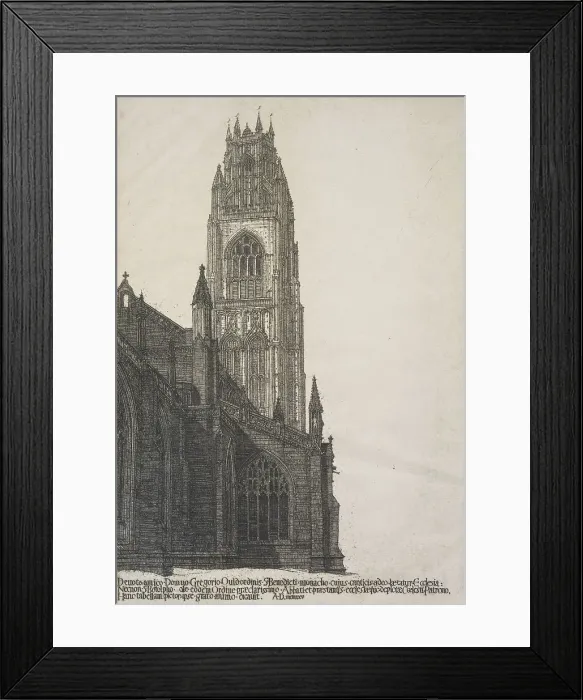 Framed Print : St. Botolph's, Boston, 1925. Creator: Frederick Landseer Maur Griggs Framed Print : St. Botolph's, Boston, 1925. Creator: Frederick Landseer Maur Griggs