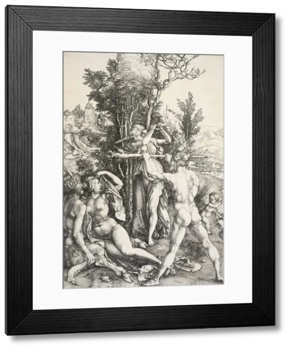 Framed Print : Hercules, c.1498. Creator: Albrecht Durer Framed Print : Hercules, c.1498. Creator: Albrecht Durer