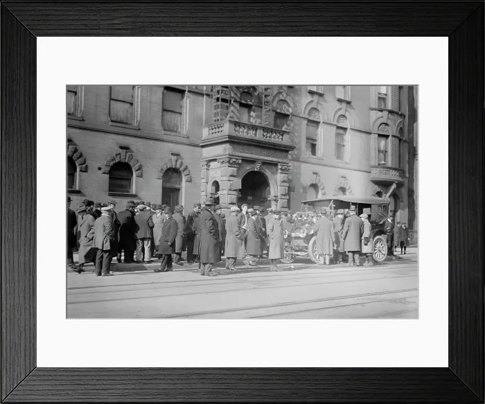 Framed Print : Before Capt. Walsh's, between c1910 and c1915. Creator: Bain News Service Framed Print : Before Capt. Walsh's, between c1910 and c1915. Creator: Bain News Service