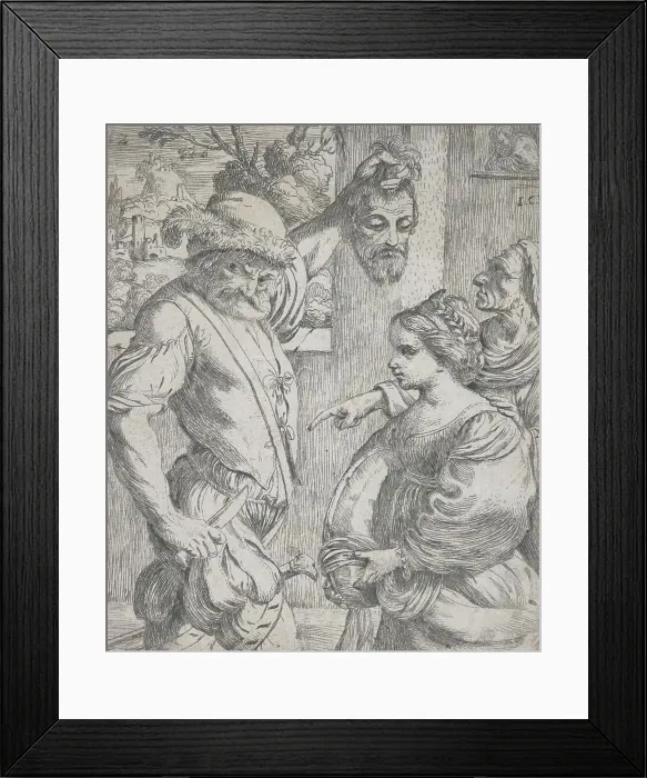 Framed Print : The beheading of John the Baptist, 1625-1630. Creator: Giuseppe Caletti Framed Print : The beheading of John the Baptist, 1625-1630. Creator: Giuseppe Caletti