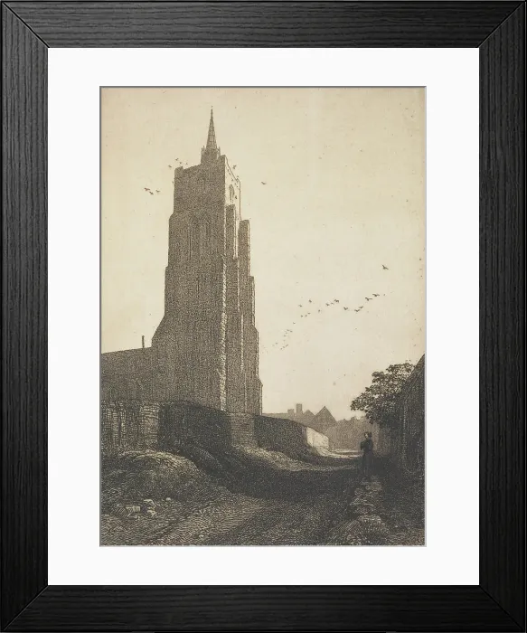 Framed Print : Ashwell, 1914. Creator: Frederick Landseer Maur Griggs Framed Print : Ashwell, 1914. Creator: Frederick Landseer Maur Griggs