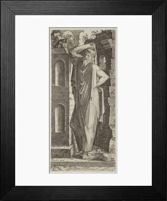 Framed Print : St Philip. Plate 8. From: Christ and the Apostles, c.1545. Creator: Lambert Suavius Framed Print : St Philip. Plate 8. From: Christ and the Apostles, c.1545. Creator: Lambert Suavius