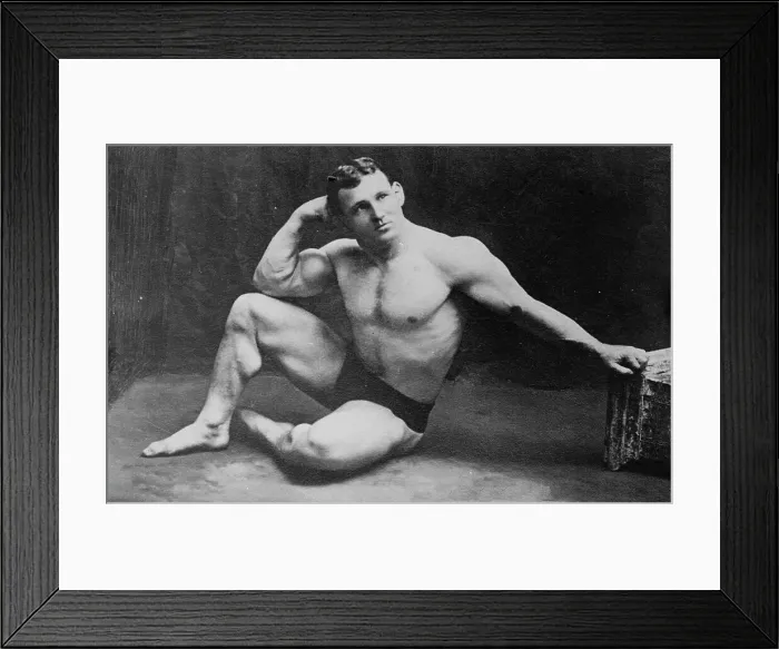 Framed Print : J. Lemm, heavy weight wrestler, between c1910 and c1915. Creator: Bain News Service