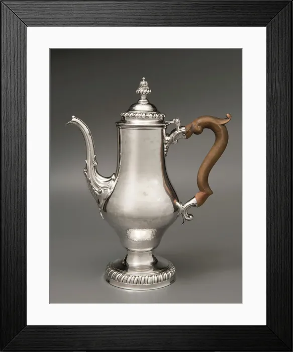 Framed Print : Coffeepot, c1775. Creator: John Bayly Framed Print : Coffeepot, c1775. Creator: John Bayly