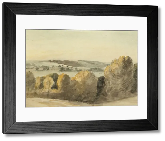 Framed Print : Dedham Vale From The Road To East Bergholt, Sunset, 1810. Creator: John Constable Framed Print : Dedham Vale From The Road To East Bergholt, Sunset, 1810. Creator: John Constable