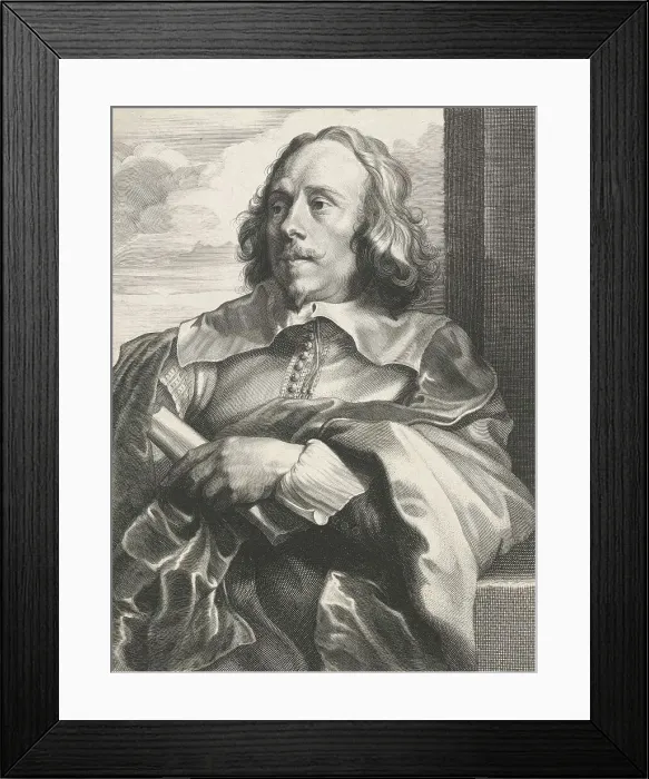 Framed Print : Robert van Voerst. From Icones principum virorum ('The Iconography), before 1637. Creator: Robert van Voerst Framed Print : Robert van Voerst. From Icones principum virorum ('The Iconography), before 1637. Creator: Robert van Voerst