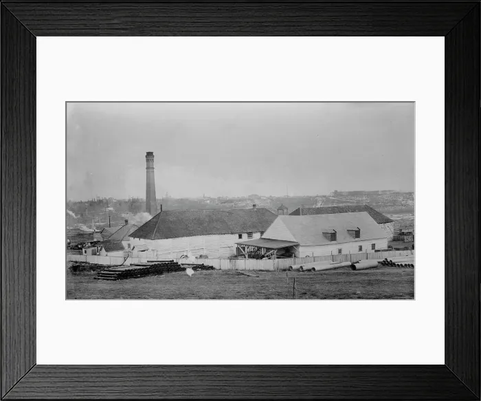 Framed Print : Fort Edmonton, between c1910 and c1915. Creator: Bain News Service Framed Print : Fort Edmonton, between c1910 and c1915. Creator: Bain News Service