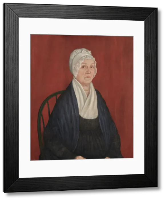 Framed Print : Hannah Douglas Sloane, 1806. Creator: J. Brown Framed Print : Hannah Douglas Sloane, 1806. Creator: J. Brown
