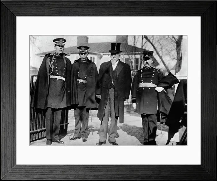 Framed Print : Governor Mann & staff, between c1910 and c1915. Creator: Bain News Service Framed Print : Governor Mann & staff, between c1910 and c1915. Creator: Bain News Service