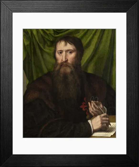 Framed Print : Felipe De Guevara, 1531. Creator: Jan Cornelisz Vermeyen Framed Print : Felipe De Guevara, 1531. Creator: Jan Cornelisz Vermeyen
