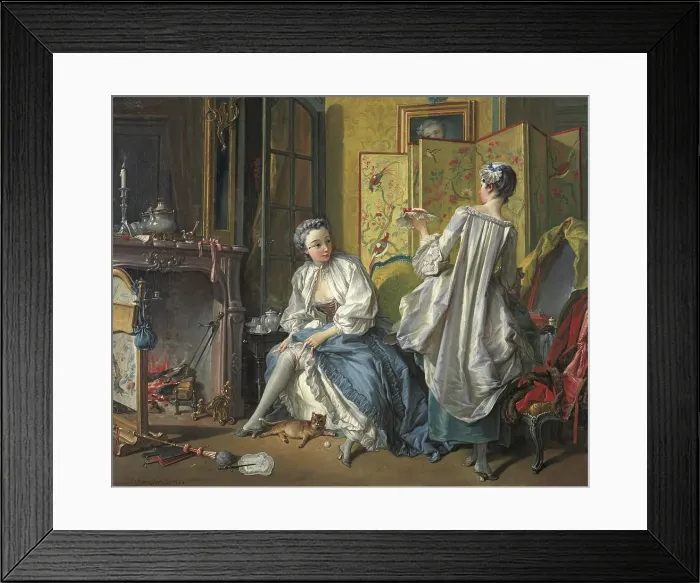 Framed Print : La Toilette, 1742. Creator: Francois Boucher Framed Print : La Toilette, 1742. Creator: Francois Boucher