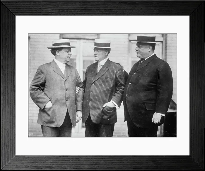Framed Print : Urey Woodson, Norman E. Mack, Robert Crain, 1912. Creator: Bain News Service Framed Print : Urey Woodson, Norman E. Mack, Robert Crain, 1912. Creator: Bain News Service