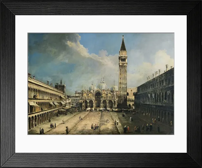 Framed Print : The Piazza San Marco in Venice, 1723. Creator: Canaletto Framed Print : The Piazza San Marco in Venice, 1723. Creator: Canaletto