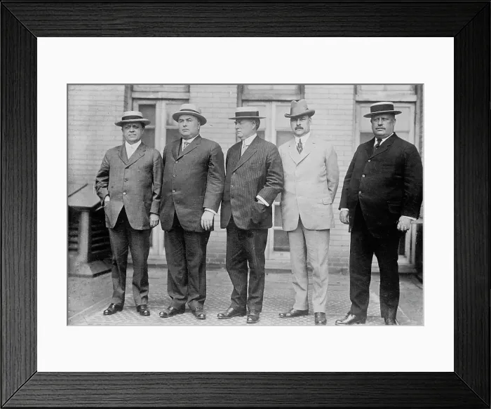 Framed Print : Urey Woodson, KY; N.E. Mack, Buffalo; Robt. Crain, Baltimore; Roger Sullivan, Chicago...1912. Creator: Bain News Service Framed Print : Urey Woodson, KY; N.E. Mack, Buffalo; Robt. Crain, Baltimore; Roger Sullivan, Chicago...1912. Creator: Bain News Service
