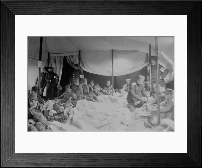 Framed Print : Servian Red Cross, 1912. Creator: Bain News Service Framed Print : Servian Red Cross, 1912. Creator: Bain News Service
