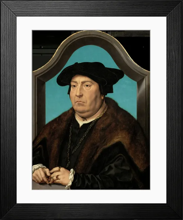 Framed Print : Portrait Of A Man, c1524. Creator: Jan Gossaert Framed Print : Portrait Of A Man, c1524. Creator: Jan Gossaert