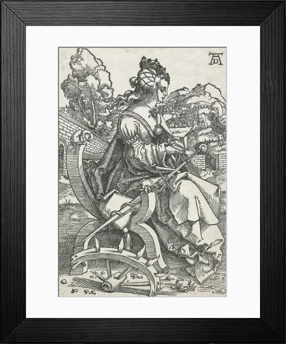 Framed Print : St. Catherine, 1505-1507. Creator: Hans Baldung Framed Print : St. Catherine, 1505-1507. Creator: Hans Baldung
