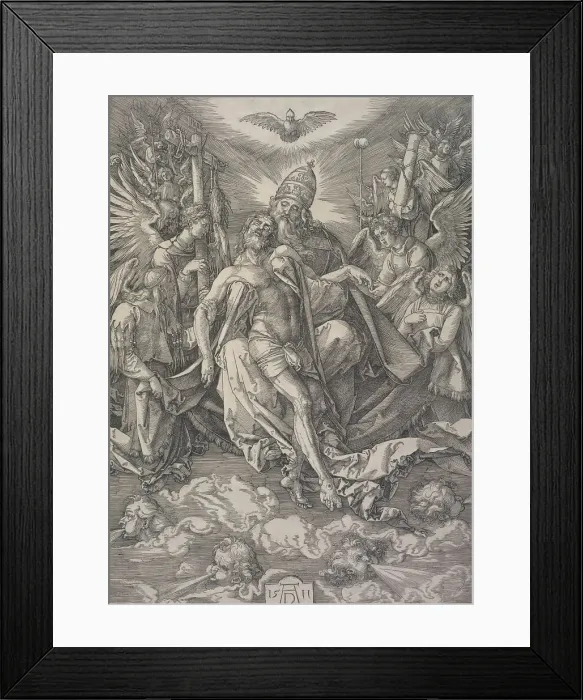Framed Print : The Holy Trinity, 1511. Creator: Albrecht Durer Framed Print : The Holy Trinity, 1511. Creator: Albrecht Durer