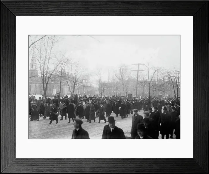 Framed Print : Suffrage hike to Wash'n, 1913. Creator: Bain News Service Framed Print : Suffrage hike to Wash'n, 1913. Creator: Bain News Service