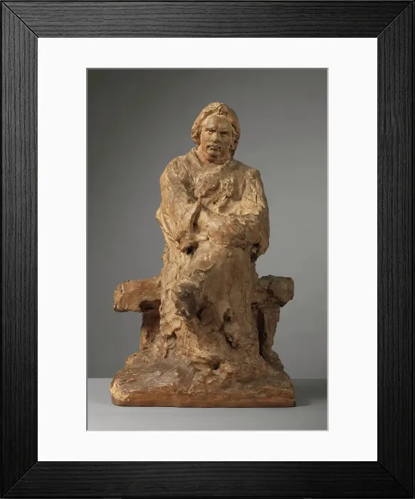 Framed Print : Study For The Monument To Balzac, 1898. Creator: Jean Alexandre Joseph Falguiere Framed Print : Study For The Monument To Balzac, 1898. Creator: Jean Alexandre Joseph Falguiere