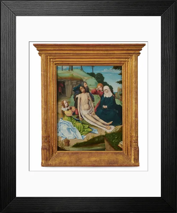 Framed Print : The Lamentation, c1490. Creator: Jan Provoost Framed Print : The Lamentation, c1490. Creator: Jan Provoost