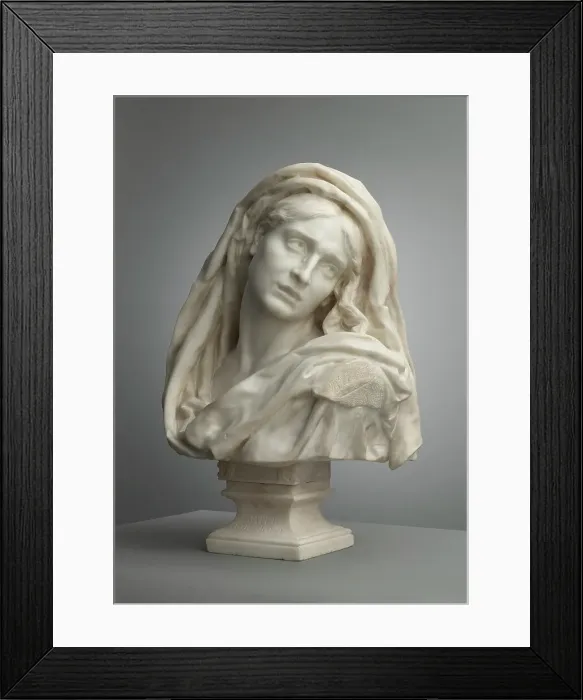 Framed Print : Mater Dolorosa, 1870. Creator: Jean-Baptiste Carpeaux Framed Print : Mater Dolorosa, 1870. Creator: Jean-Baptiste Carpeaux