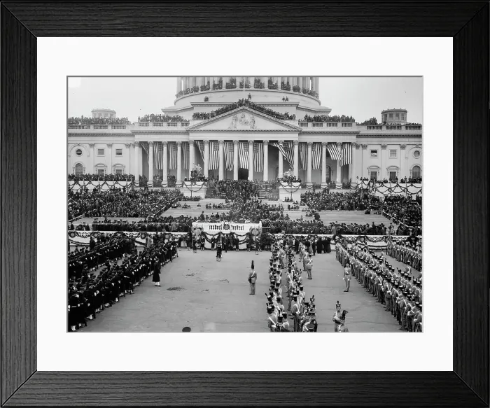 Framed Print : Inauguration, 1913, 1913. Creator: Bain News Service Framed Print : Inauguration, 1913, 1913. Creator: Bain News Service