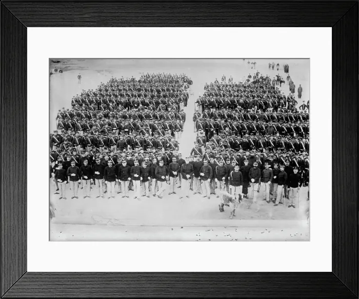 Framed Print : Greek Infantry, between c1910 and c1915. Creator: Bain News Service Framed Print : Greek Infantry, between c1910 and c1915. Creator: Bain News Service