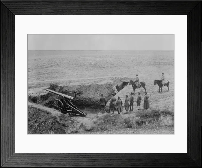 Framed Print : Bulgar Big Siege Gun, between c1910 and c1915. Creator: Bain News Service Framed Print : Bulgar Big Siege Gun, between c1910 and c1915. Creator: Bain News Service