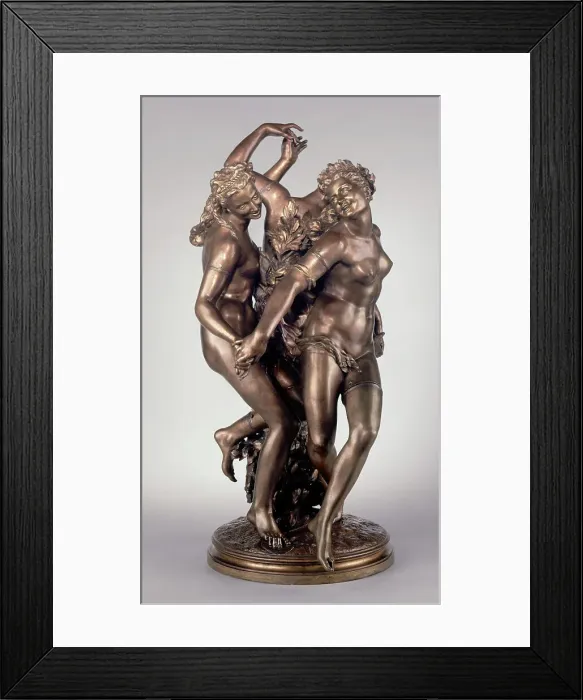 Framed Print : The Three Graces, 1872. Creator: Jean-Baptiste Carpeaux Framed Print : The Three Graces, 1872. Creator: Jean-Baptiste Carpeaux