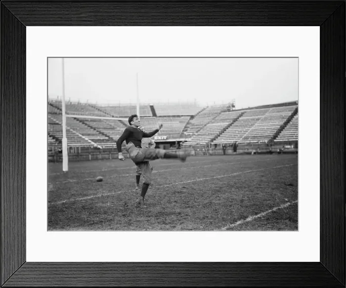 Framed Print : Otis Love Guernsey, football player and squash tennis player at Yale University, 1915. Creator: Bain News Service Framed Print : Otis Love Guernsey, football player and squash tennis player at Yale University, 1915. Creator: Bain News Service