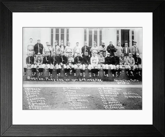 Framed Print : Red Sox at Hot Springs, Ark. 1912, 1912. Creator: Bain News Service