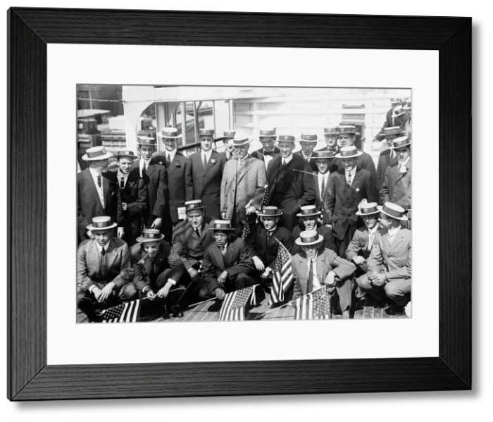 Framed Print : Olympic Athletes, 1912. Creator: Bain News Service Framed Print : Olympic Athletes, 1912. Creator: Bain News Service