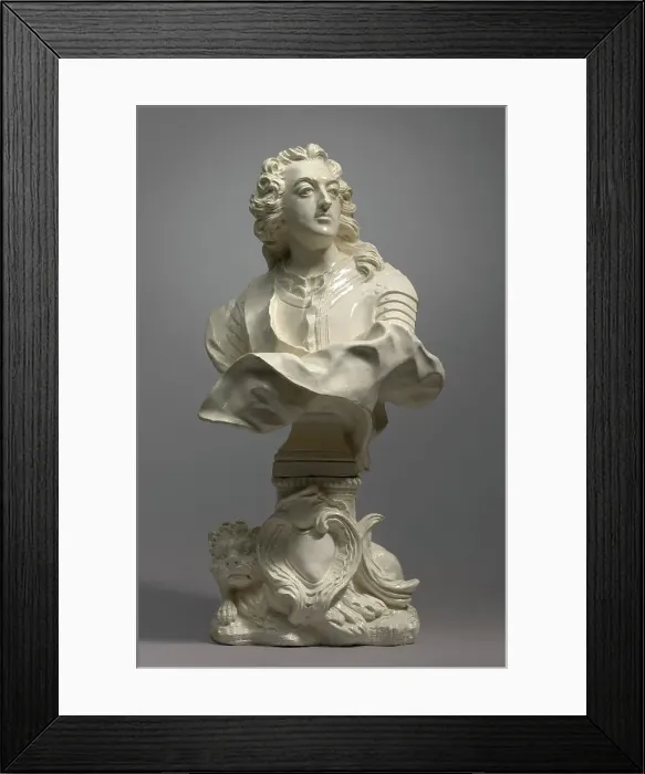 Framed Print : Bust Of Louis XV, c1745. Creator: Unknown Framed Print : Bust Of Louis XV, c1745. Creator: Unknown