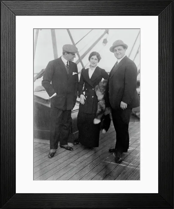 Framed Print : Antonio Scotti, Lucrezia Bori, Pasquale Amato, 1912. Creator: Bain News Service Framed Print : Antonio Scotti, Lucrezia Bori, Pasquale Amato, 1912. Creator: Bain News Service