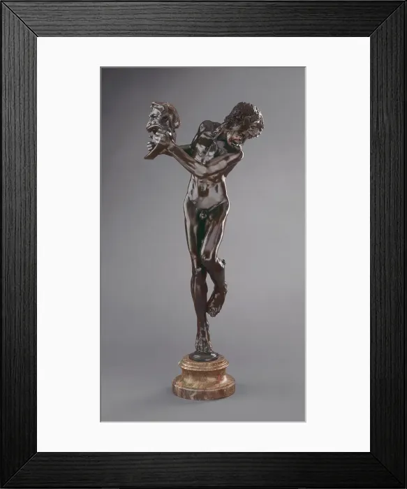 Framed Print : Comedy And Tragedy: Sic Vita, modeled 1891-92, cast c1902-05. Creator: Alfred Gilbert Framed Print : Comedy And Tragedy: Sic Vita, modeled 1891-92, cast c1902-05. Creator: Alfred Gilbert