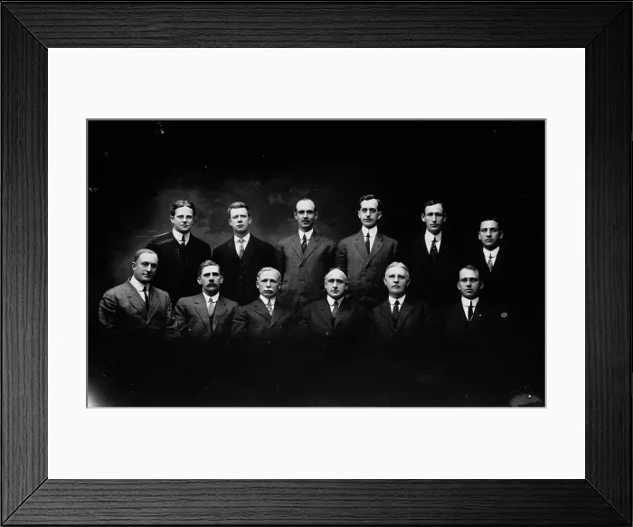 Framed Print : Secrataries railroad - Y.M.C.A. between c1910 and c1915. Creator: Bain News Service Framed Print : Secrataries railroad - Y.M.C.A. between c1910 and c1915. Creator: Bain News Service