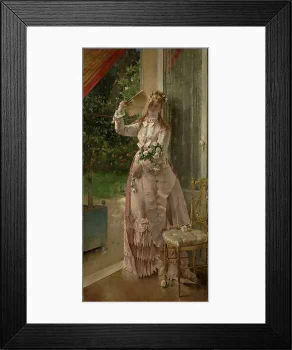 Framed Print : Summer Squall, 1904. Creator: Alfred Stevens Framed Print : Summer Squall, 1904. Creator: Alfred Stevens