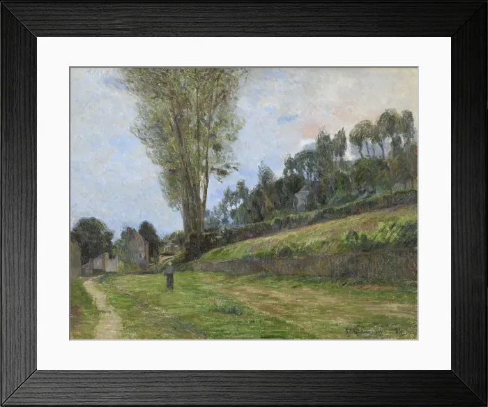 Framed Print : Street in Rouen, 1884. Creator: Paul Gauguin Framed Print : Street in Rouen, 1884. Creator: Paul Gauguin