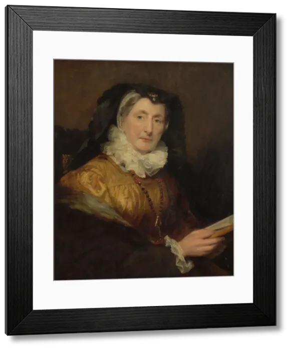 Framed Print : Portrait of Mrs W. Collins, 1826. Creator: Margaret Carpenter Framed Print : Portrait of Mrs W. Collins, 1826. Creator: Margaret Carpenter