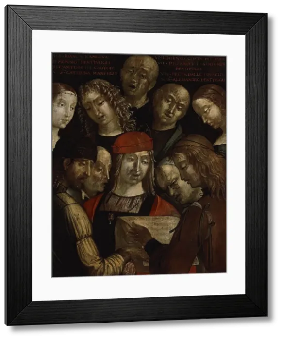 Framed Print : The Bentivoglio Family, 1493. Creator: Lorenzo Costa Framed Print : The Bentivoglio Family, 1493. Creator: Lorenzo Costa