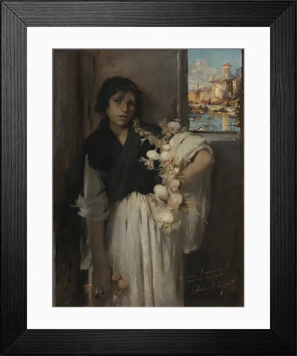 Framed Print : Venetian Onion Seller, 1880. Creator: John Singer Sargent Framed Print : Venetian Onion Seller, 1880. Creator: John Singer Sargent